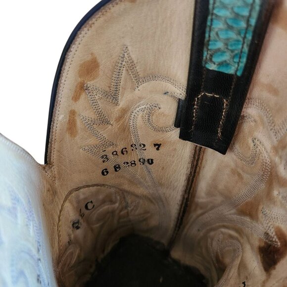Vintage Southwestern Hondo Western Cowboy Concho Turquoise Boot Bottle Holder - Picture 7 of 10